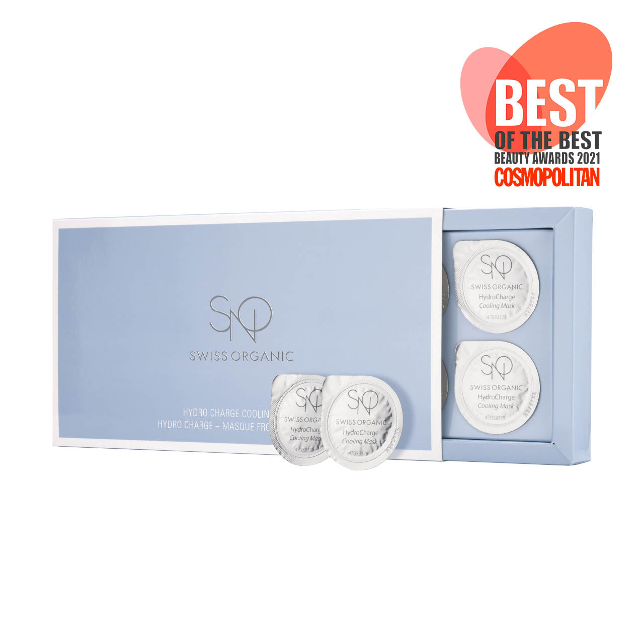 Cooling Mask | Hydro-Cool Rescue Mask with FicuCell Vita Stem Cells 5ml x 8