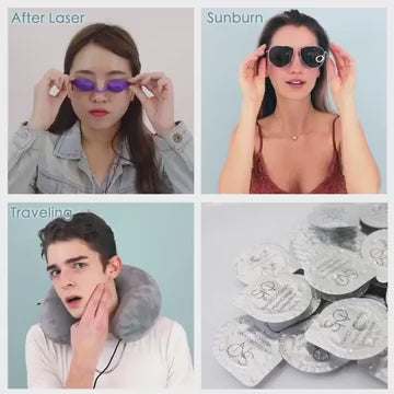 Cooling Mask | Hydro-Cool Rescue Mask with FicuCell Vita Stem Cells 5ml x 8